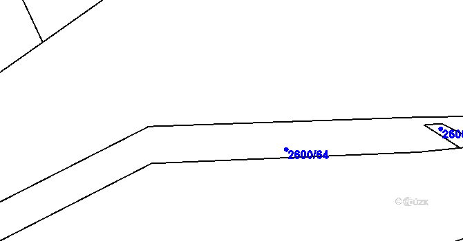 Parcela st. 2585/76 v KÚ Buchlovice, Katastrální mapa