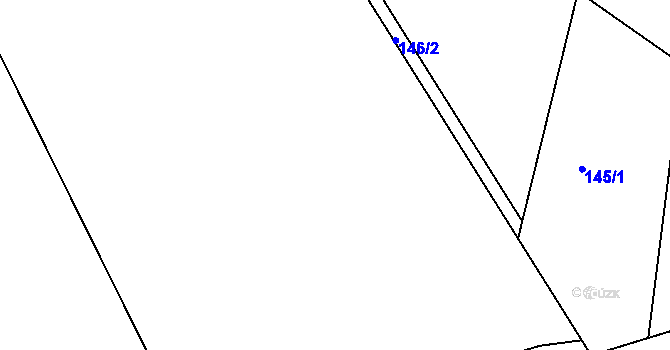 Parcela st. 160/3 v KÚ Buk, Katastrální mapa