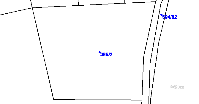 Parcela st. 396/2 v KÚ Bukol, Katastrální mapa
