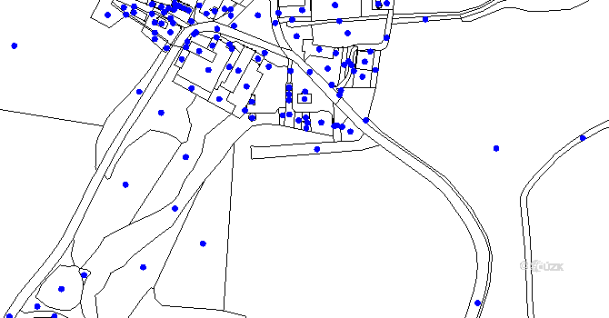 Parcela st. 812/1 v KÚ Černovice u Bukovce, Katastrální mapa