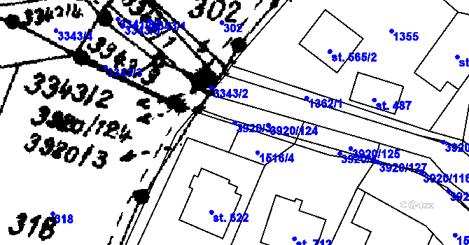 Parcela st. 3920/3 v KÚ Bukovec u Jablunkova, Katastrální mapa