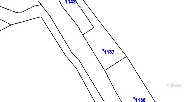 Parcela st. 268/3 v KÚ Dolní Oldřiš, Katastrální mapa