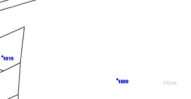Parcela st. 989/9 v KÚ Býkov, Katastrální mapa