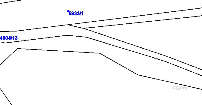 Parcela st. 5767/69 v KÚ Bystřice nad Olší, Katastrální mapa