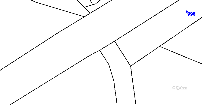 Parcela st. 638/25 v KÚ Bystřice nad Úhlavou, Katastrální mapa