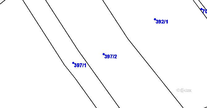 Parcela st. 397/2 v KÚ Cerekvice nad Loučnou, Katastrální mapa