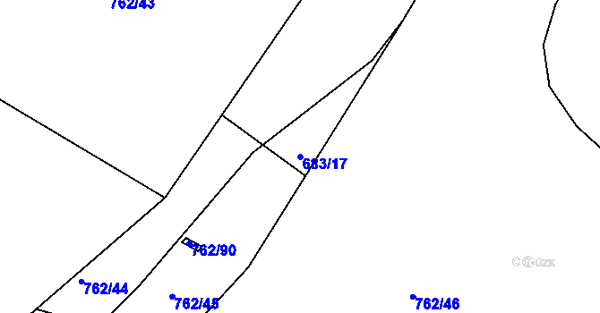 Parcela st. 683/17 v KÚ Cerekvice nad Loučnou, Katastrální mapa