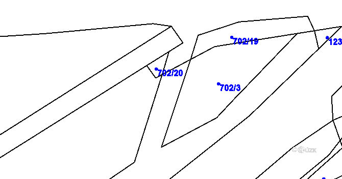 Parcela st. 1188/5 v KÚ Cerhovice, Katastrální mapa