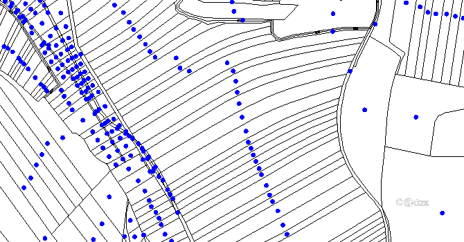 Parcela st. 766 v KÚ Cetechovice, Katastrální mapa