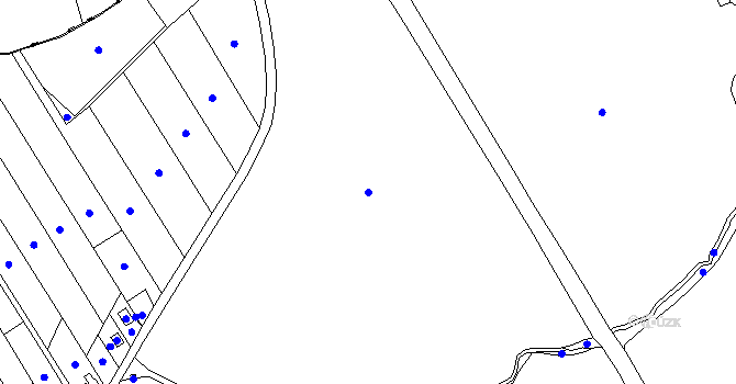 Parcela st. 90/1 v KÚ Třebešice, Katastrální mapa
