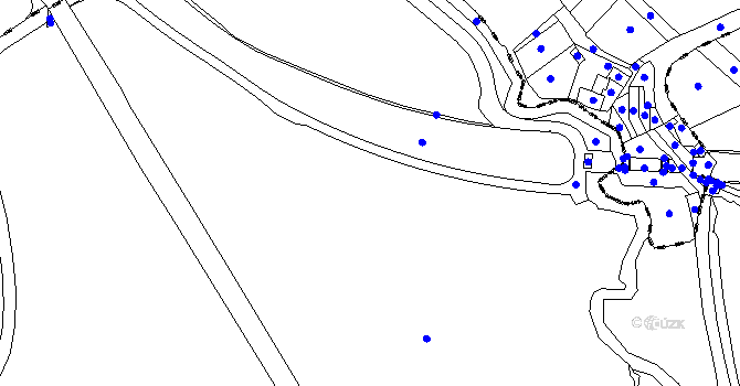 Parcela st. 90/2 v KÚ Třebešice, Katastrální mapa