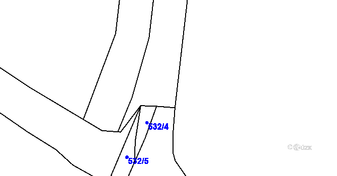 Parcela st. 470/18 v KÚ Třebešice, Katastrální mapa