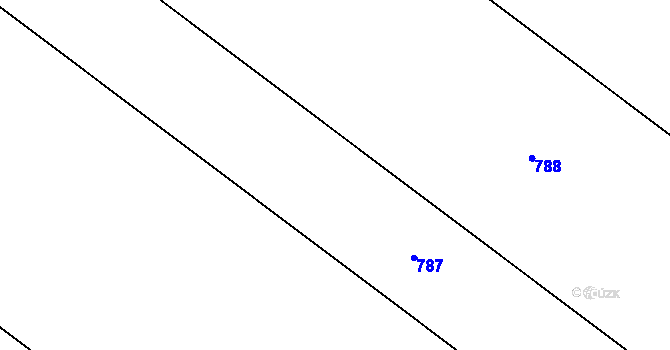 Parcela st. 272/76 v KÚ Třebešice, Katastrální mapa