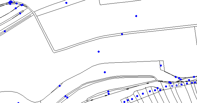 Parcela st. 453/1 v KÚ Brloh, Katastrální mapa