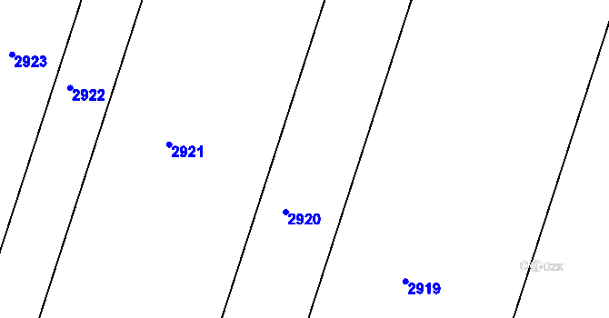 Parcela st. 633/166 v KÚ Cítov, Katastrální mapa