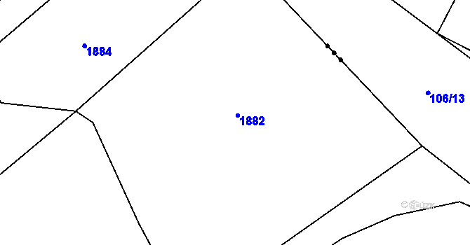 Parcela st. 156/2 v KÚ Čachotín, Katastrální mapa