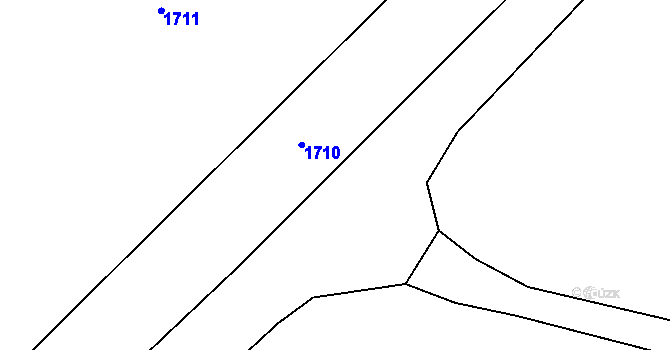 Parcela st. 87/11 v KÚ Čachotín, Katastrální mapa