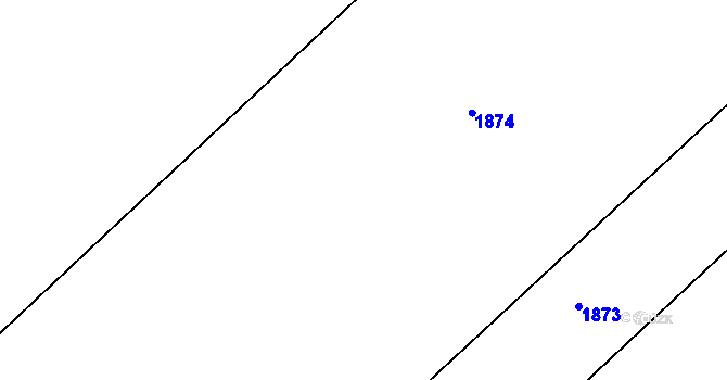Parcela st. 110/2 v KÚ Čachotín, Katastrální mapa