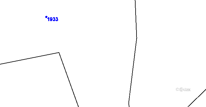 Parcela st. 671/14 v KÚ Čachotín, Katastrální mapa