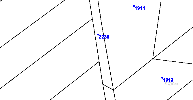 Parcela st. 777/53 v KÚ Čachotín, Katastrální mapa