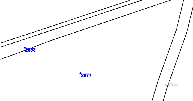 Parcela st. 1132/7 v KÚ Čaková, Katastrální mapa
