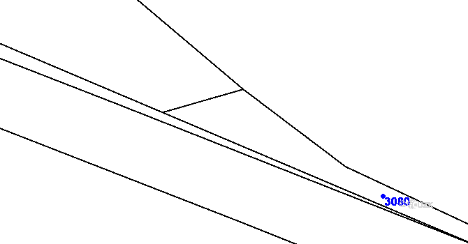 Parcela st. 1158/4 v KÚ Častolovice, Katastrální mapa