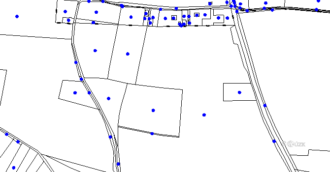 Parcela st. 351 v KÚ Čečelice, Katastrální mapa