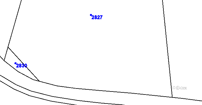 Parcela st. 295/25 v KÚ Čečelovice, Katastrální mapa