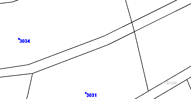 Parcela st. 495/12 v KÚ Čečelovice, Katastrální mapa