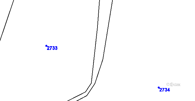Parcela st. 562/11 v KÚ Čečelovice, Katastrální mapa