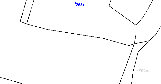 Parcela st. 1022/1 v KÚ Čečelovice, Katastrální mapa