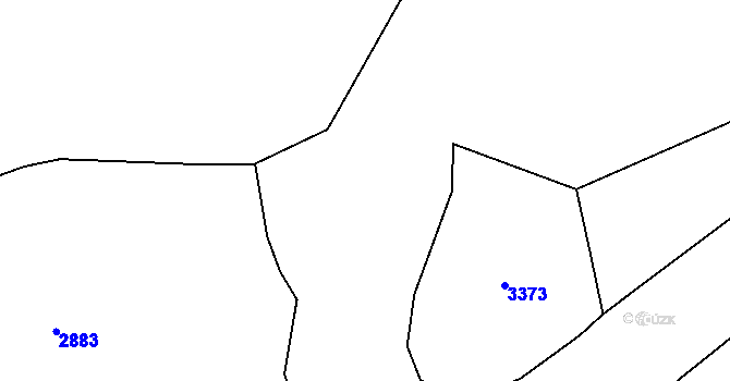 Parcela st. 1101/15 v KÚ Čečelovice, Katastrální mapa