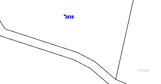 Parcela st. 2092/8 v KÚ Čečelovice, Katastrální mapa