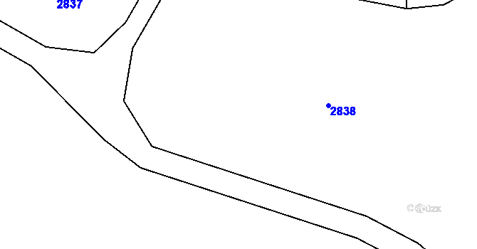 Parcela st. 2092/9 v KÚ Čečelovice, Katastrální mapa
