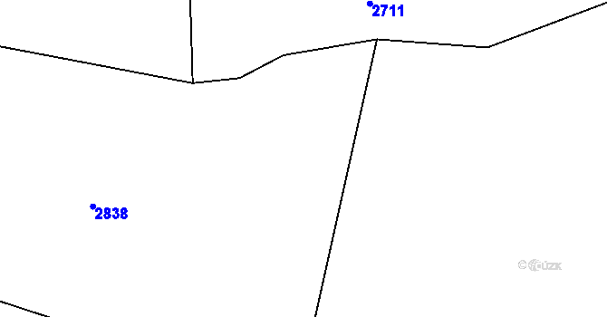 Parcela st. 2092/13 v KÚ Čečelovice, Katastrální mapa