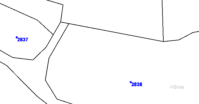 Parcela st. 2092/15 v KÚ Čečelovice, Katastrální mapa