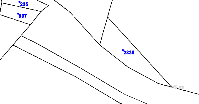 Parcela st. 2179/35 v KÚ Čečelovice, Katastrální mapa
