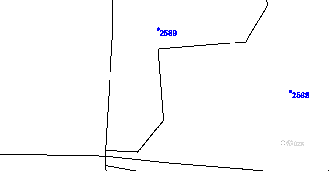 Parcela st. 79/1 v KÚ Čečelovice, Katastrální mapa
