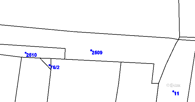 Parcela st. 127/1 v KÚ Čečelovice, Katastrální mapa
