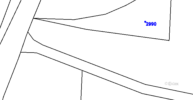 Parcela st. 295/7 v KÚ Čečelovice, Katastrální mapa