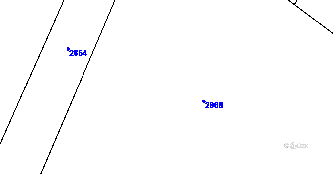 Parcela st. 419/1 v KÚ Čečelovice, Katastrální mapa