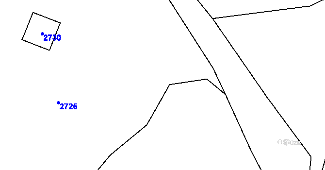 Parcela st. 562/4 v KÚ Čečelovice, Katastrální mapa