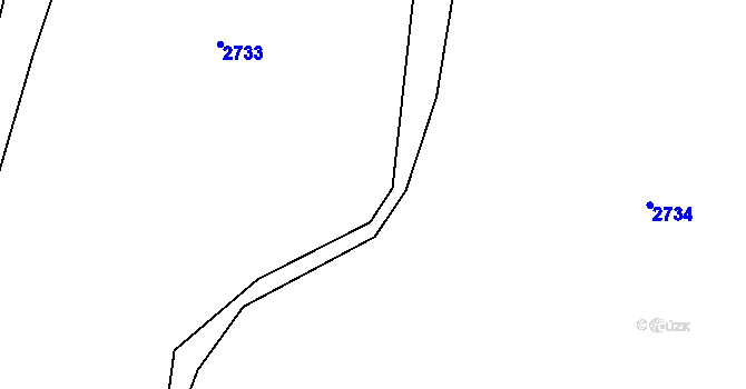 Parcela st. 562/5 v KÚ Čečelovice, Katastrální mapa
