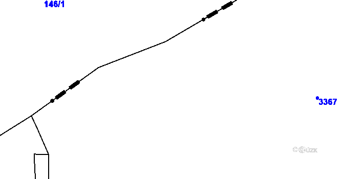 Parcela st. 2150/1 v KÚ Čečelovice, Katastrální mapa