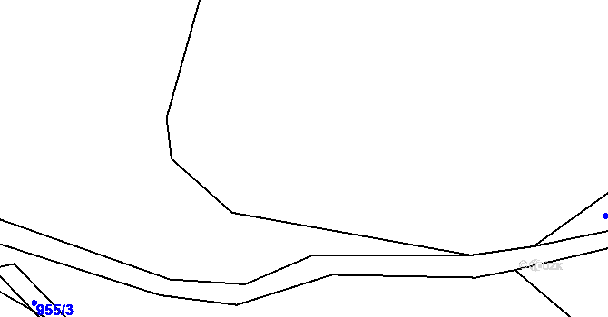 Parcela st. 1003/44 v KÚ Čeminy, Katastrální mapa