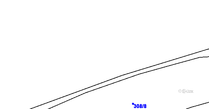 Parcela st. 325/31 v KÚ Čeminy, Katastrální mapa