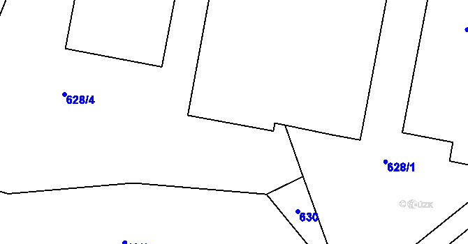 Parcela st. 90/2 v KÚ Čenkov u Třešti, Katastrální mapa