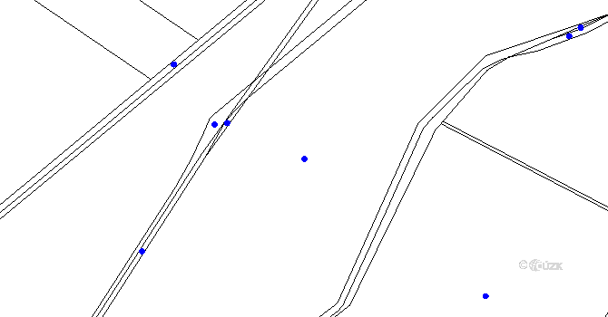 Parcela st. 383/35 v KÚ Čeperka, Katastrální mapa