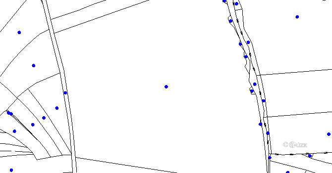 Parcela st. 535/10 v KÚ Čeradice u Žatce, Katastrální mapa