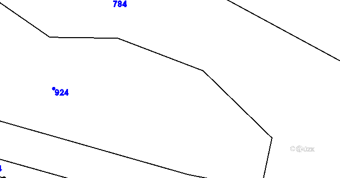 Parcela st. 323/15 v KÚ Poděvousy, Katastrální mapa